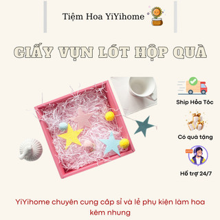 [50GR] Giấy Rơm - Giấy Vụn - Giấy Rối Lót Hộp Quà , Trang Trí Quà Lưu Niệm YIYIHOME