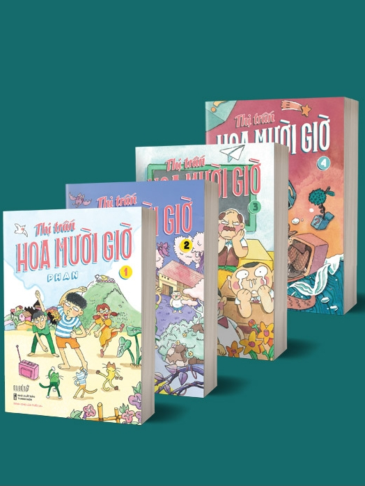 Ảnh Combo sách - Thị trấn Hoa Mười Giờ (tập 1 - 4) 2