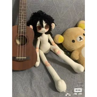 Đọc lưu ý - Set nguyên liệu làm búp bê vải tóc len 60cm - Set kit tự may doll vải handmade mắt cúc