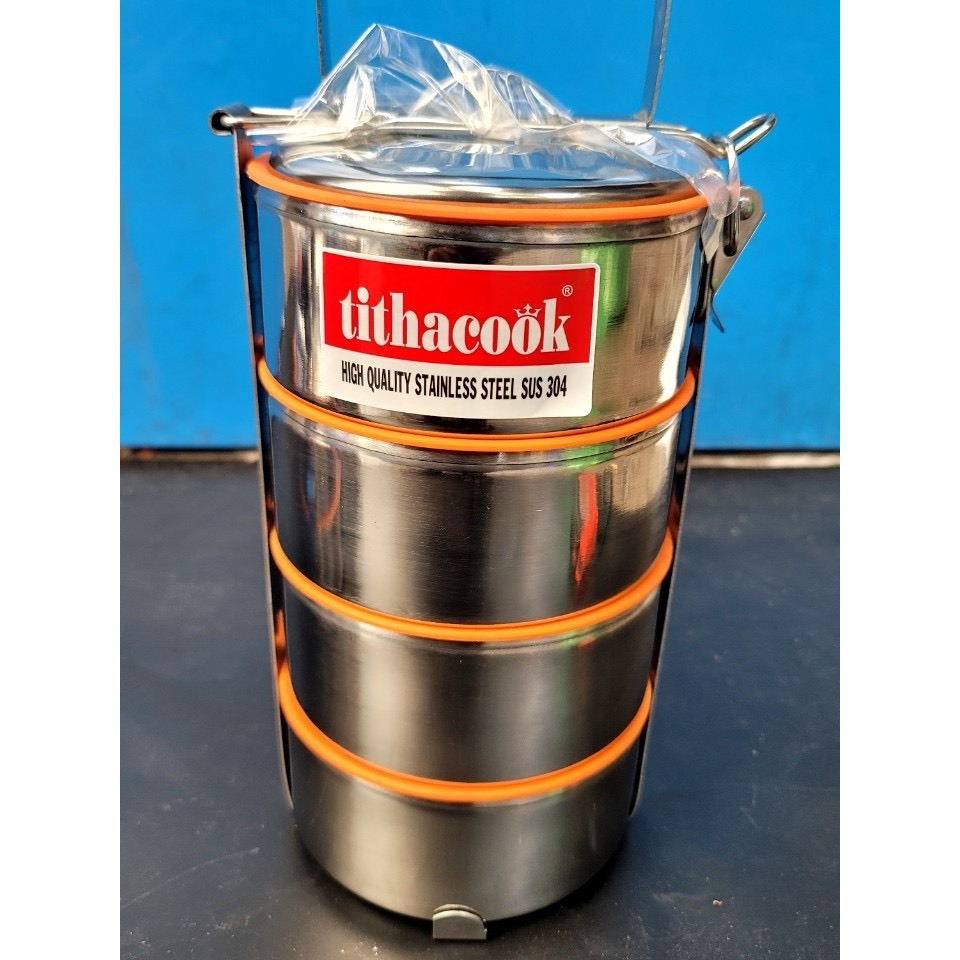 Hộp đựng cơm, thức ăn 2,3 ngăn tiện lợi- Cặp lòng đựng cơm bằng inox 304 chống trào kích thước (12cm,14cm)