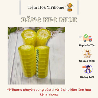 Băng Keo , Băng Dính Mini Văn Phòng Phẩm 1cm