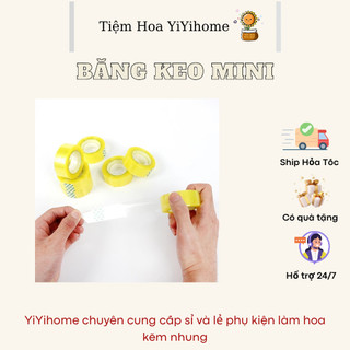 Băng Keo , Băng Dính Mini Văn Phòng Phẩm 1cm