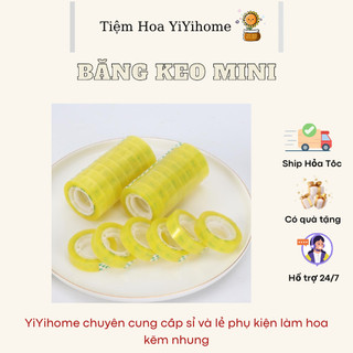 Băng Keo , Băng Dính Mini Văn Phòng Phẩm 1cm