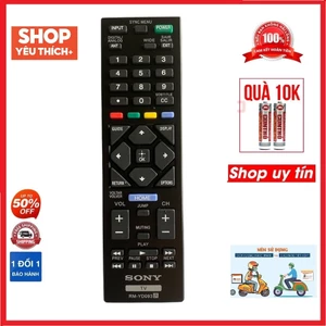 Điều khiển tivi Sony RM-YD093 loại tốt zin theo máy sử dụng tương thích với tất cả tivi sony