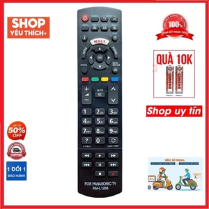 Điều khiển TIVI panasonic RM-L1268 hàng tốt - Tặng kèm pin - Remote panasonic RM-L1268 mẫu thay thế giá tốt