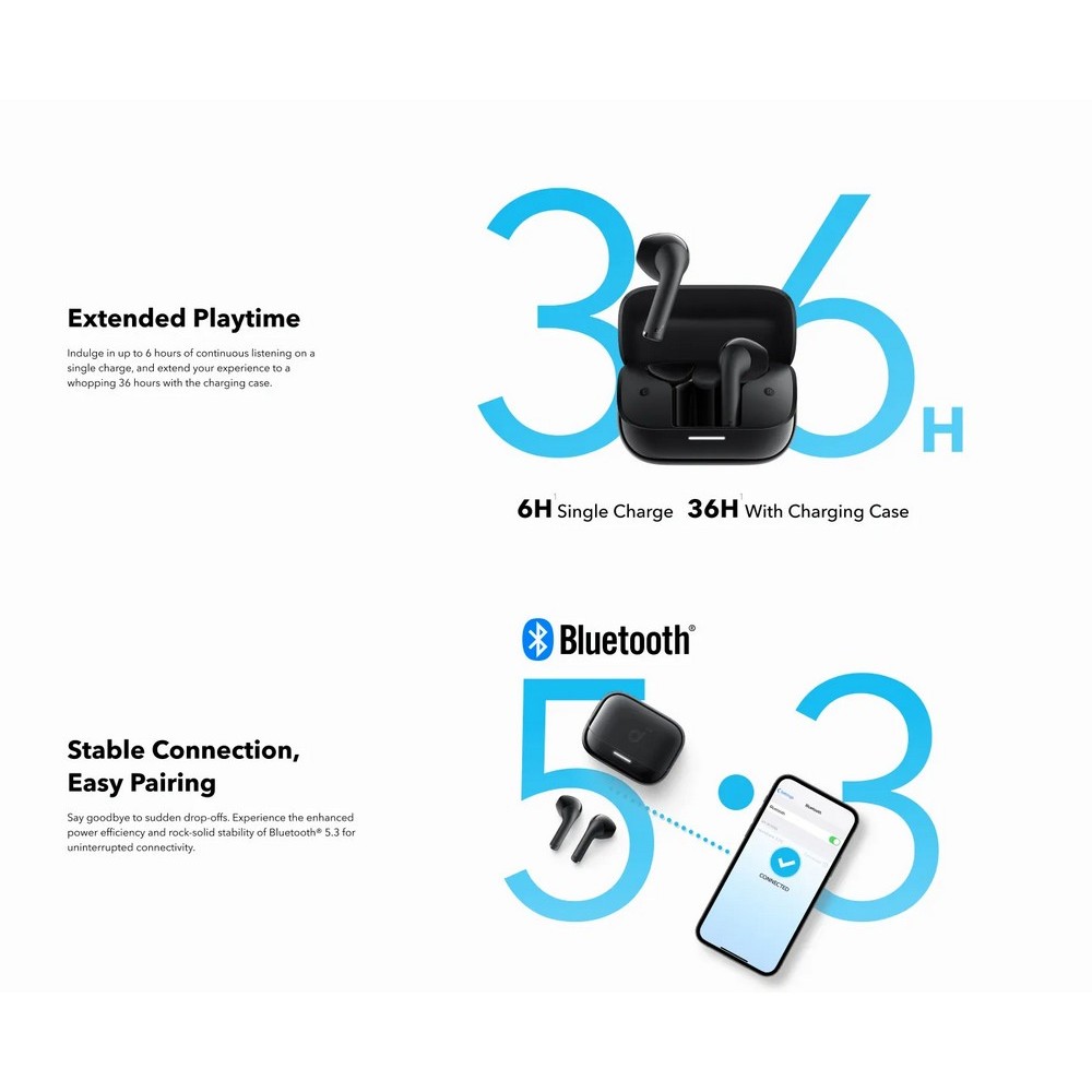 Tai Nghe True Wireless Anker Soundcore K20i ( A3994 ) | BT 5.3 [ bt Edifier X2 Soundpeats Air3 ] | BigBuy360 - bigbuy360.vn