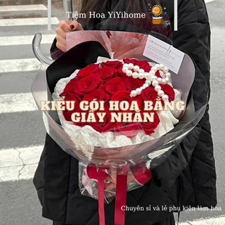 Giấy Nhăn Lụa Nhàu Pearl Pear Gói Hoa,Gói Qùa ,Bó Hoa Quả Siêu Xinh - Giấy Gói Hoa Nhàu YIYIHOME