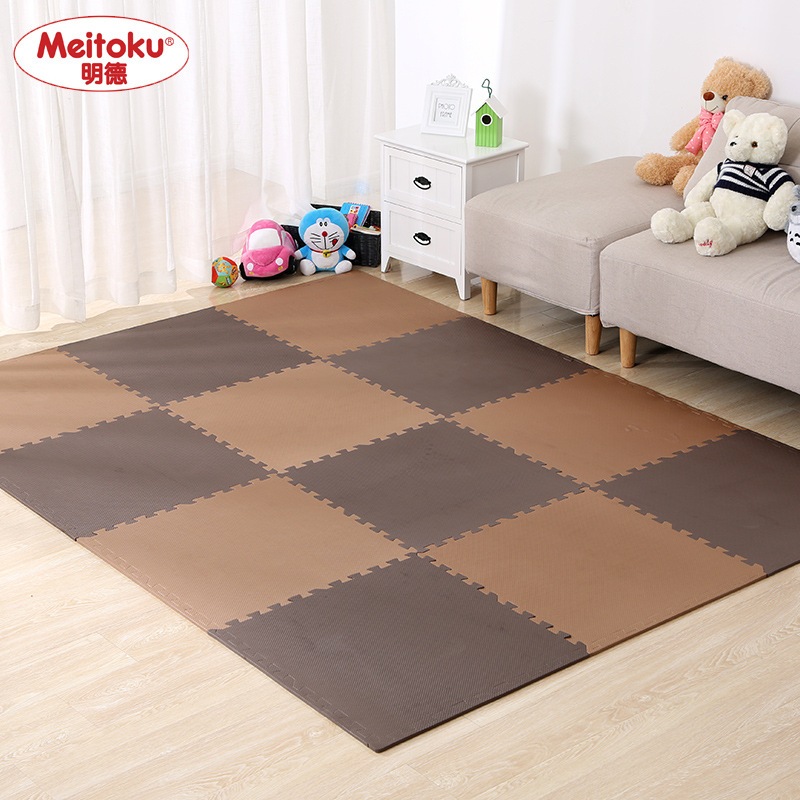 [COMBO 10] Thảm xốp ghép lót sàn 60x60x1cm xuất dư Nhật ko hôi, an toàn, kèm viền cho bé