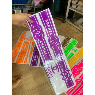 tem dán decal xe điện vc mẫu chane.l đủ màu sắc