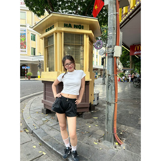 Áo Thun Nữ Mini Tee Ôm Body Vải 4 Chiều Thoáng Mát Siêu Tôn Dáng - Kraken Drk