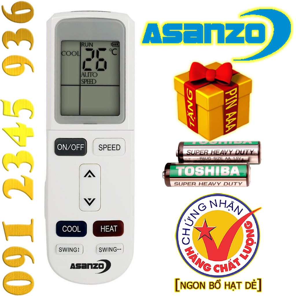 Remote ASANZO - Điều khiển ASANZO 