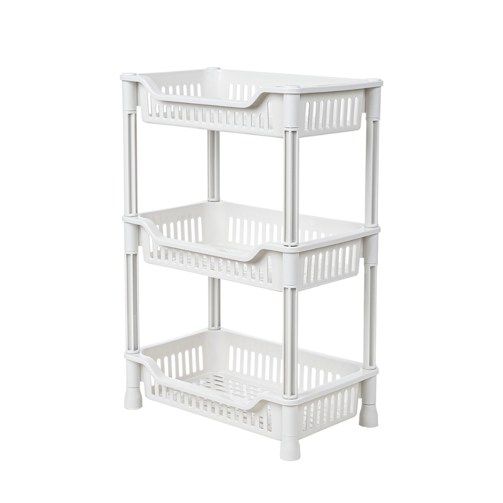 Kệ Chữ Nhật Trung 2T 3T 5538, Kệ đựng đồ đa năng phòng bếp, phòng khách, Giá đựng đồ trang trí decor tiện lợi GD VN