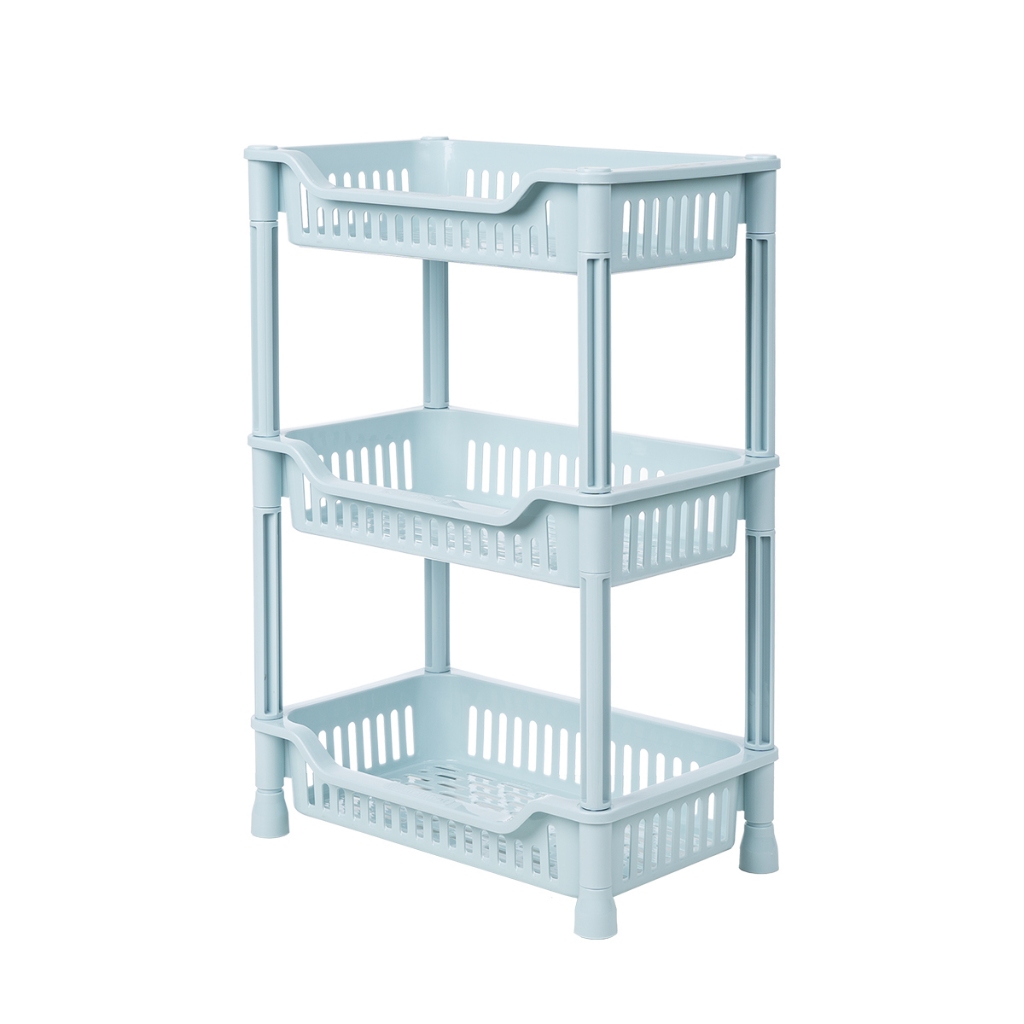 Kệ Chữ Nhật Trung 2T 3T 5538, Kệ đựng đồ đa năng phòng bếp, phòng khách, Giá đựng đồ trang trí decor tiện lợi GD VN