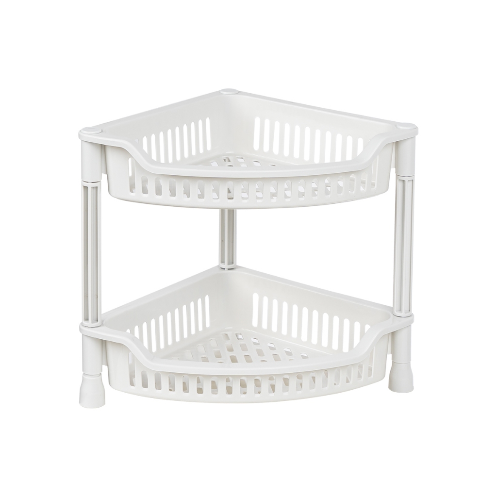 Kệ Tam Giác Trung 2T 3T 5536, Kệ góc vệ sinh đa năng Việt Nhật cao cấp, Kệ để đồ phòng tắm, phòng bếp tiện lợi