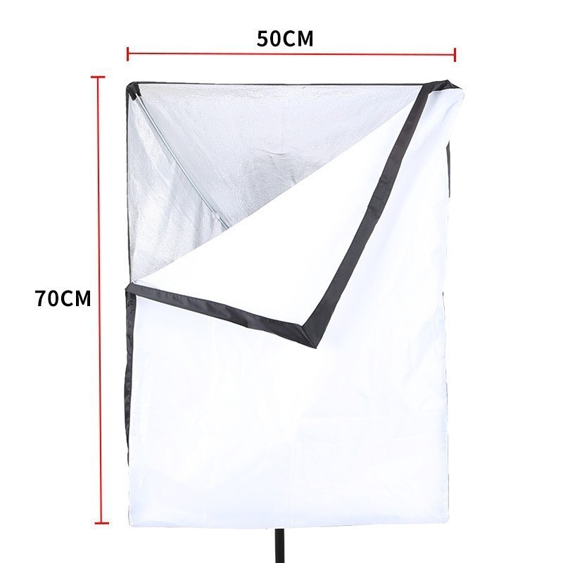Đèn chụp ảnh sản phẩm softbox 50x70cm chân cao cấp 2m1 - Ánh sáng mịn, chuyên dụng chụp ảnh sản phẩm,livestream