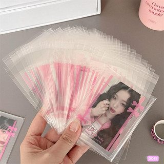 Túi Bóng Kính Dán Miệng Trong Suốt Đựng Card Đồ Gói Hàng Xinh Set 50 Cái Timo GQ38