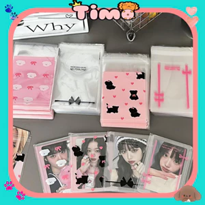 Túi Bóng Kính Dán Miệng Trong Suốt Đựng Card Đồ Gói Hàng Xinh Set 50 Cái Timo GQ38