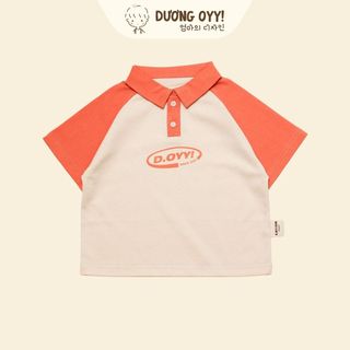 Áo thun polo hè bé trai RAGLAN DOYY size 10-28KG cotton cao cấp style Hàn Quốc  | Dương Oyy 010524188