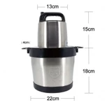 Máy xay thịt đa năng 6L - Công xuất 2000W - Lưỡi dao kép 4 cánh - Cối innox 304 - Bảo hành 12 tháng — ảnh 6
