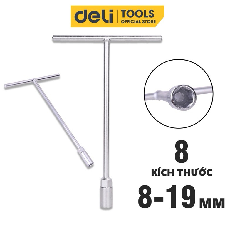 Cần Chữ T - Tay Vặn Khẩu Chữ T Vặn Đai Ốc Lục Giác DL08 - DL19 | Shopee ...