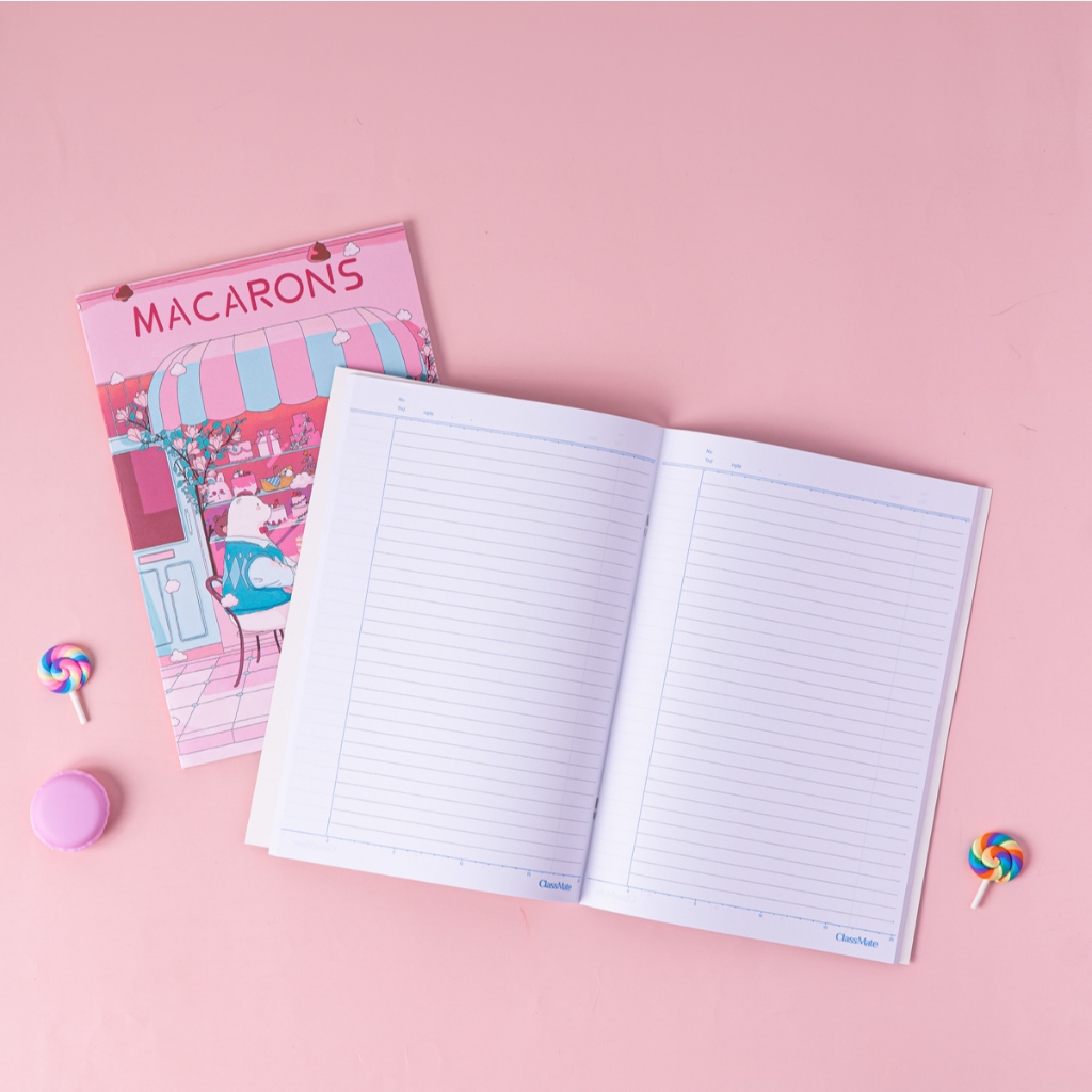 Vở Kẻ Ngang 120 Trang Classmate Vở Viết 70gsm B5 Bìa Macarons Chống Nước Tập Sinh Viên Viết Bài NB5-12-0402