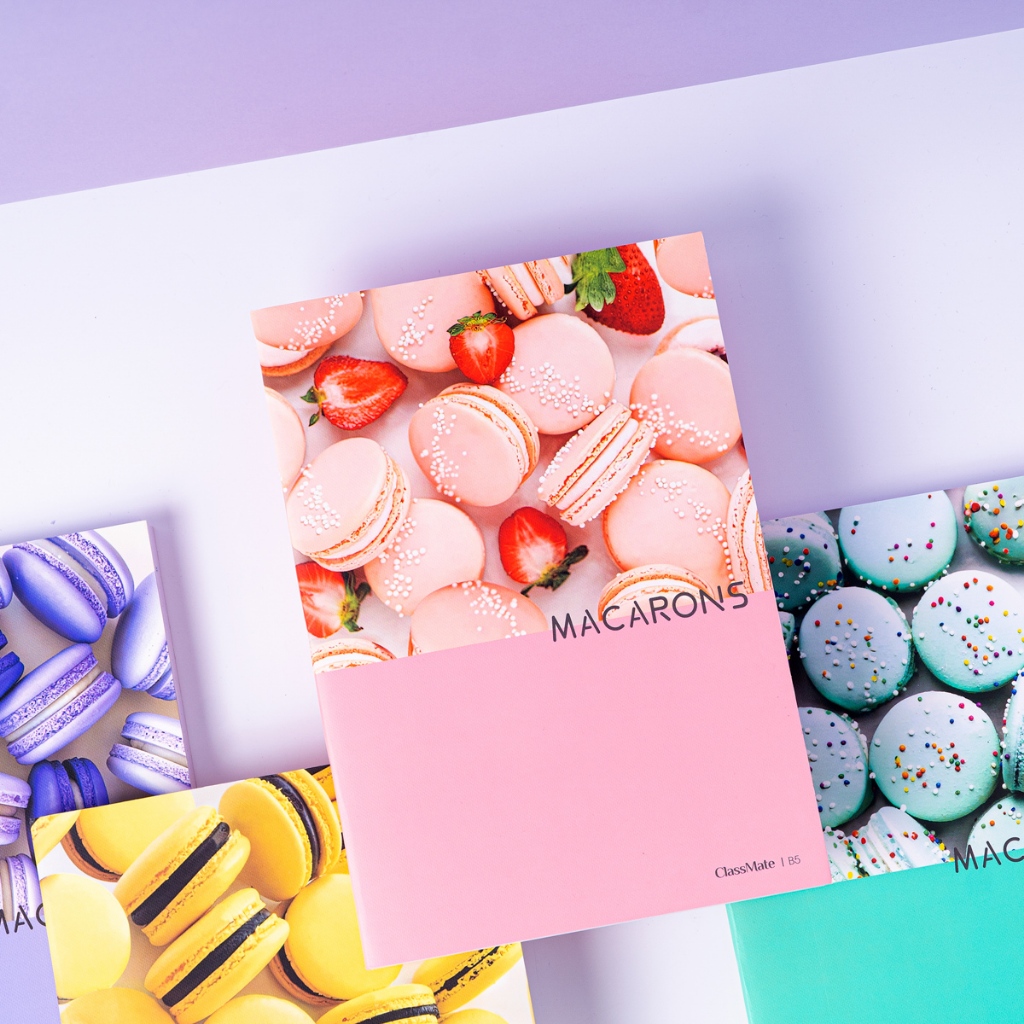 Vở Kẻ Ngang B5 Classmate Vở 200 Trang 70gsm Tập Vở Bìa Macarons Chống Nước Tập Viết Bài Cho Học Sinh NB5-20-0403