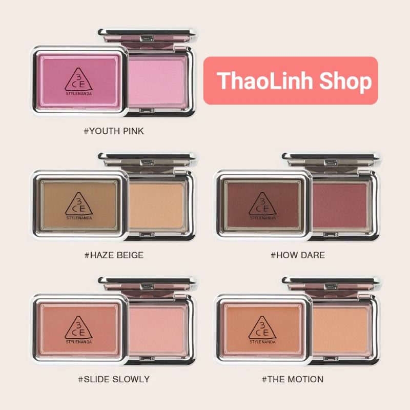 Phấn Má Hồng 3CE New Take Face Blushers 4.5g ( Chính hãng) | Shopee ...