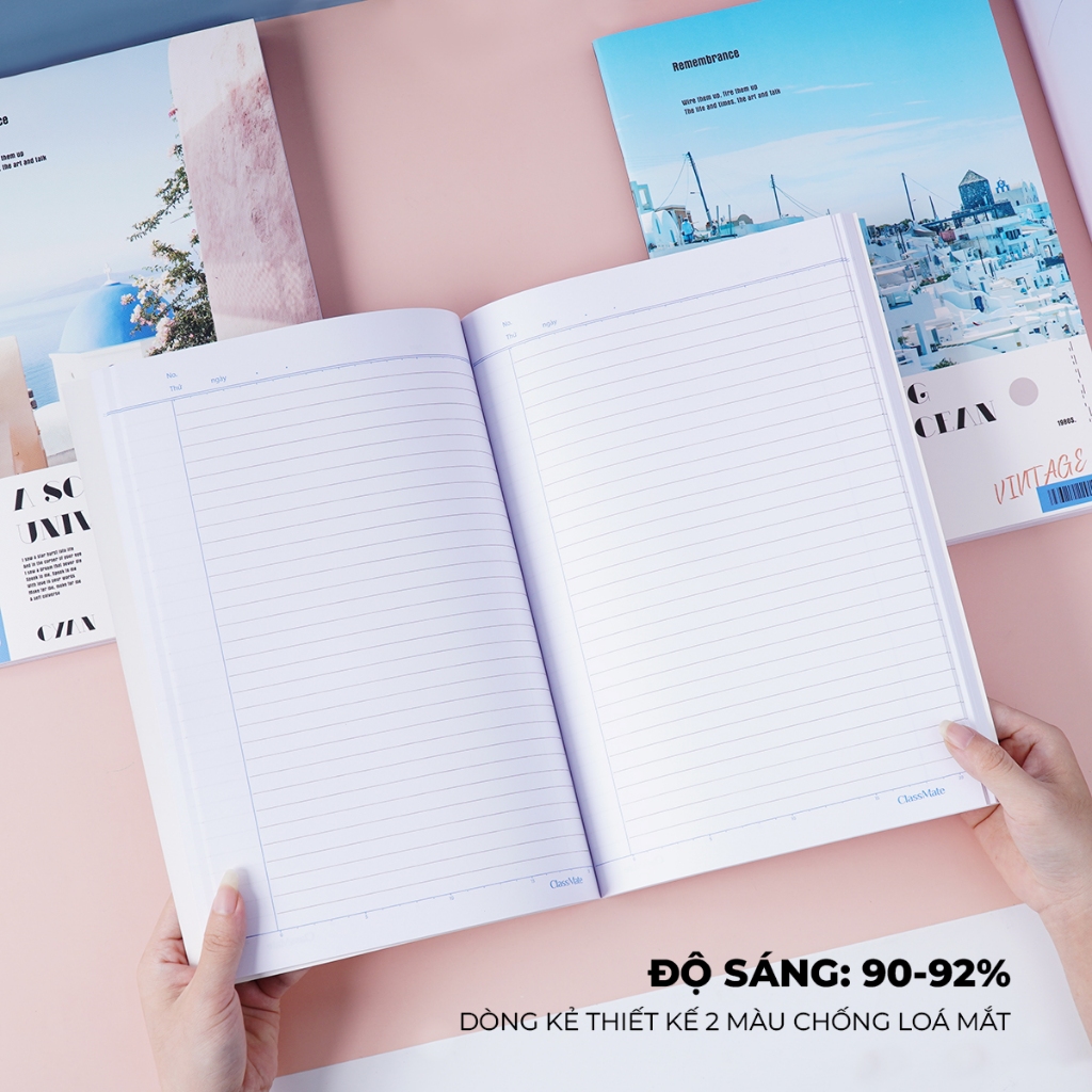 [Tặng 1 Bút] Vở Kẻ Ngang A4 70GSM Classmate Sổ Giáo Án 120/200/260/300 Trang, Bìa Chống Nước, Tập Vở Ghi Chép Viết Bài