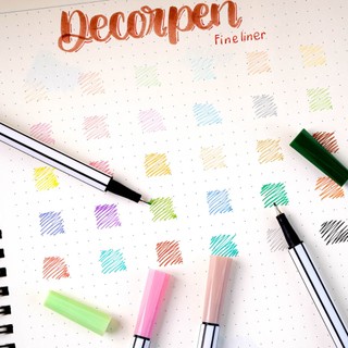 Bút Decor Pen Classmate Bút 30 Màu Ngòi Fineliner Đi Nét Siêu Mảnh, Ngòi 0.4mm, Màu Pastel Trang Trí Sổ Vở CL-MK003
