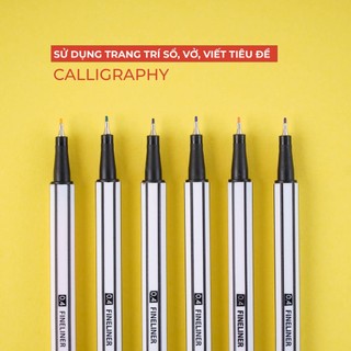 Bút Decor Pen Classmate Bút 30 Màu Ngòi Fineliner Đi Nét Siêu Mảnh, Ngòi 0.4mm, Màu Pastel Trang Trí Sổ Vở CL-MK003