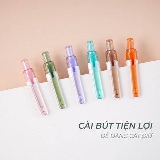 Bút Gel Có Mùi Thơm Classmate Bút Fruity Màu Xanh Mơ Ngòi ST 0.5mm Siêu Trơn Dùng Viết Bài, Trang Trí Sổ Vở CL-GP510SP