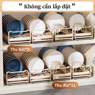 GSlife Kệ Bát Đĩa Mini-Kệ Nhà Bếp Có Khay Hứng Nước, Có Thể Dùng Kèm Giỏ Kéo