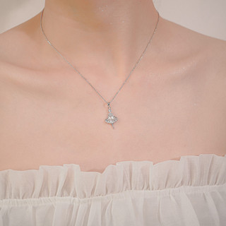 Dây chuyền bạc nữ LAMY Ballerina Princess Pendant Silver Necklace 6398