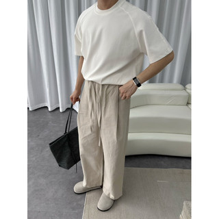 Quần suông nam,quần ống rộng nam nữ chất linen đũi thời trang cao cấp thoáng mát đi chơi đi biển du lịch hàn quốc [Q01]