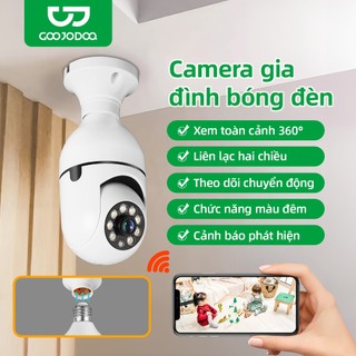 Camera Wifi Goojodoq 2MP/3MP/2K QHD Xoay 360 độ ngoài trời Giám sát an ninh không dây trong nhà