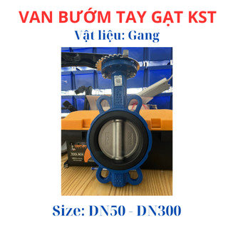 Van bướm tay gạt hãng KST size DN50 - DN100