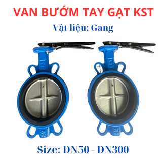 Van bướm tay gạt hãng KST size DN50 - DN100