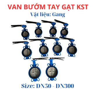 Van bướm tay gạt hãng KST size DN125 - DN200