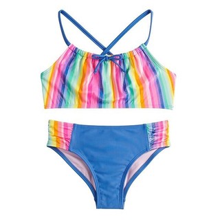 Bộ đồ bơi, bikini đi biển cho bé gái vải 2 lớp co dãn hàng xuất khẩu hãng SO