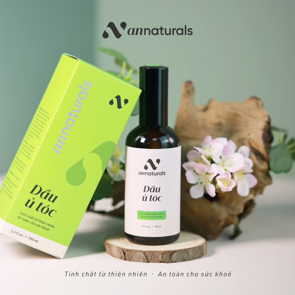 Dầu ủ tóc thiên nhiên 100ml | Dành cho tóc bị khô cứng, tóc yếu và gẫy rụng