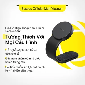 Giá Đỡ Điện Thoại ô tô Baseus Từ Tính C02 Có Thể Gắn Trên Xe Hơi Tiện Dụng Có thể gập lại cho iPhone 15 14 13 12