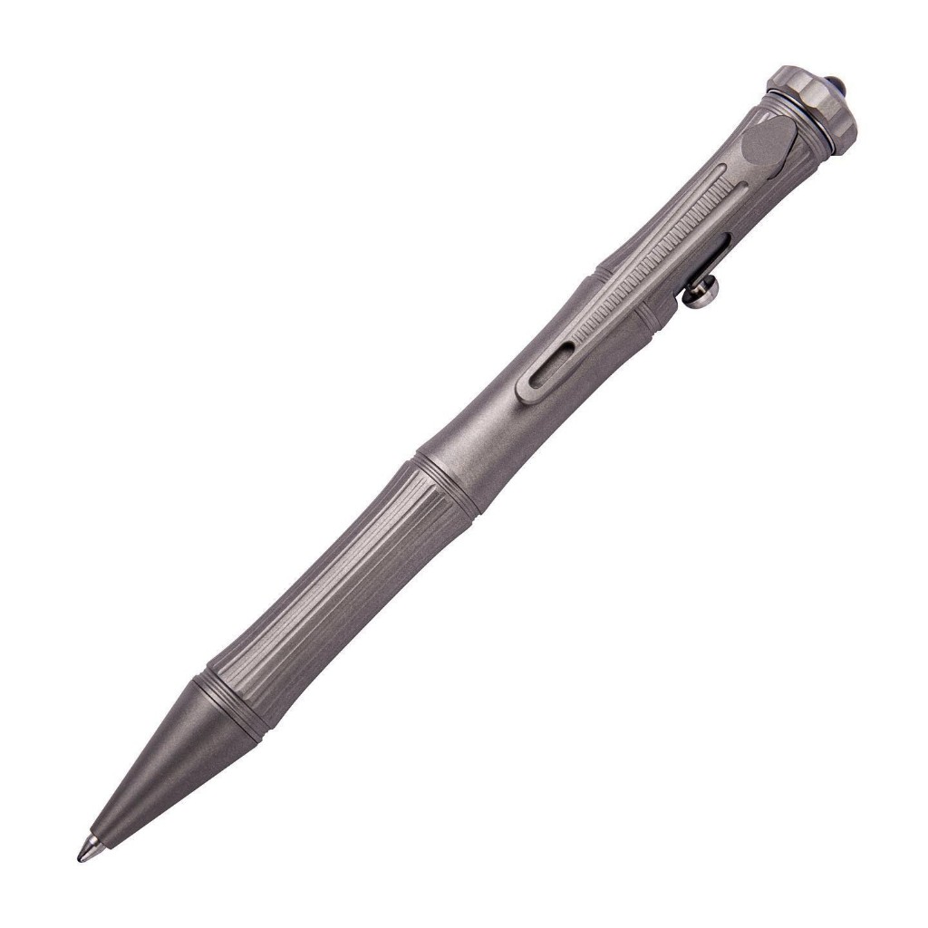BÚT TITANIUM TACRAY TR-TAC1901 SAND BLASTED(ĐẦU CON QUAY - MÀU GHI XÁM)