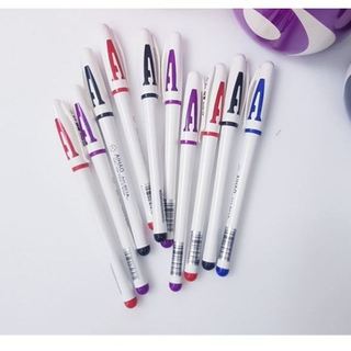 10 cây/ hộp bút chữ A, bút chữ A AIHAO 801A Ngòi 0,5mm Chất mực Cao Cấp, viết êm