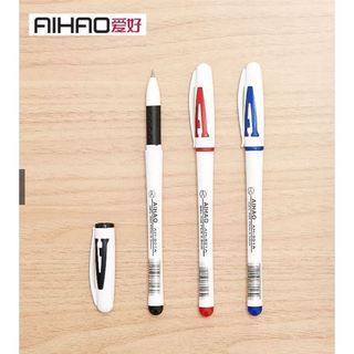 10 cây/ hộp bút chữ A, bút chữ A AIHAO 801A Ngòi 0,5mm Chất mực Cao Cấp, viết êm