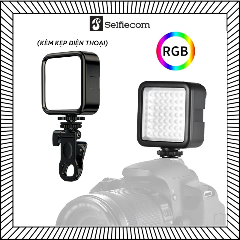 Đèn RGB vuông hỗ trợ ánh sáng livestream, quay video và chụp ảnh