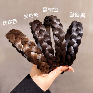 Băng Đô Tóc Giả Tóc Bện Thanh Lịch 3 CM Phong Cách Hàn Quốc