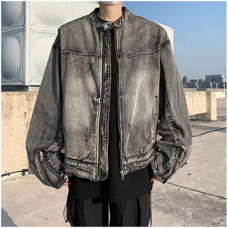 Áo Khoác Jeans Denim Jacket From Boxy Dáng Crop Thời Trang Unisex