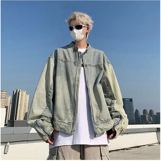 Áo Khoác Jeans Denim Jacket From Boxy Dáng Crop Thời Trang Unisex