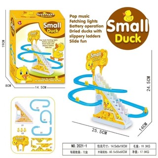 Đồ Chơi Cầu Trượt Vịt Vàng Leo Cầu Thang Với Âm Thanh Vui Nhộn Và Đèn Nháy Đẹp Mắt 89006