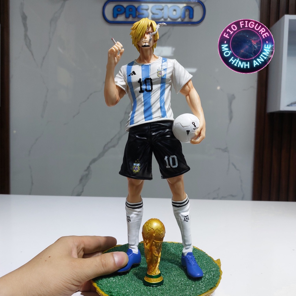 Mô hình Sanji Messi chơi bóng Wordcup cao 27CM Shopee Việt Nam